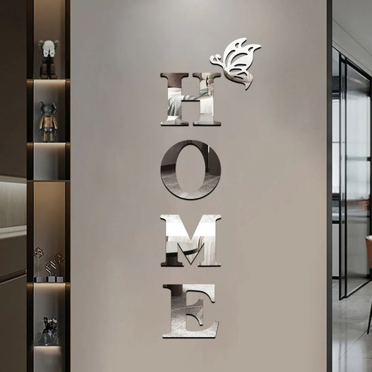 3D Home Logo Mirror - Snagrio