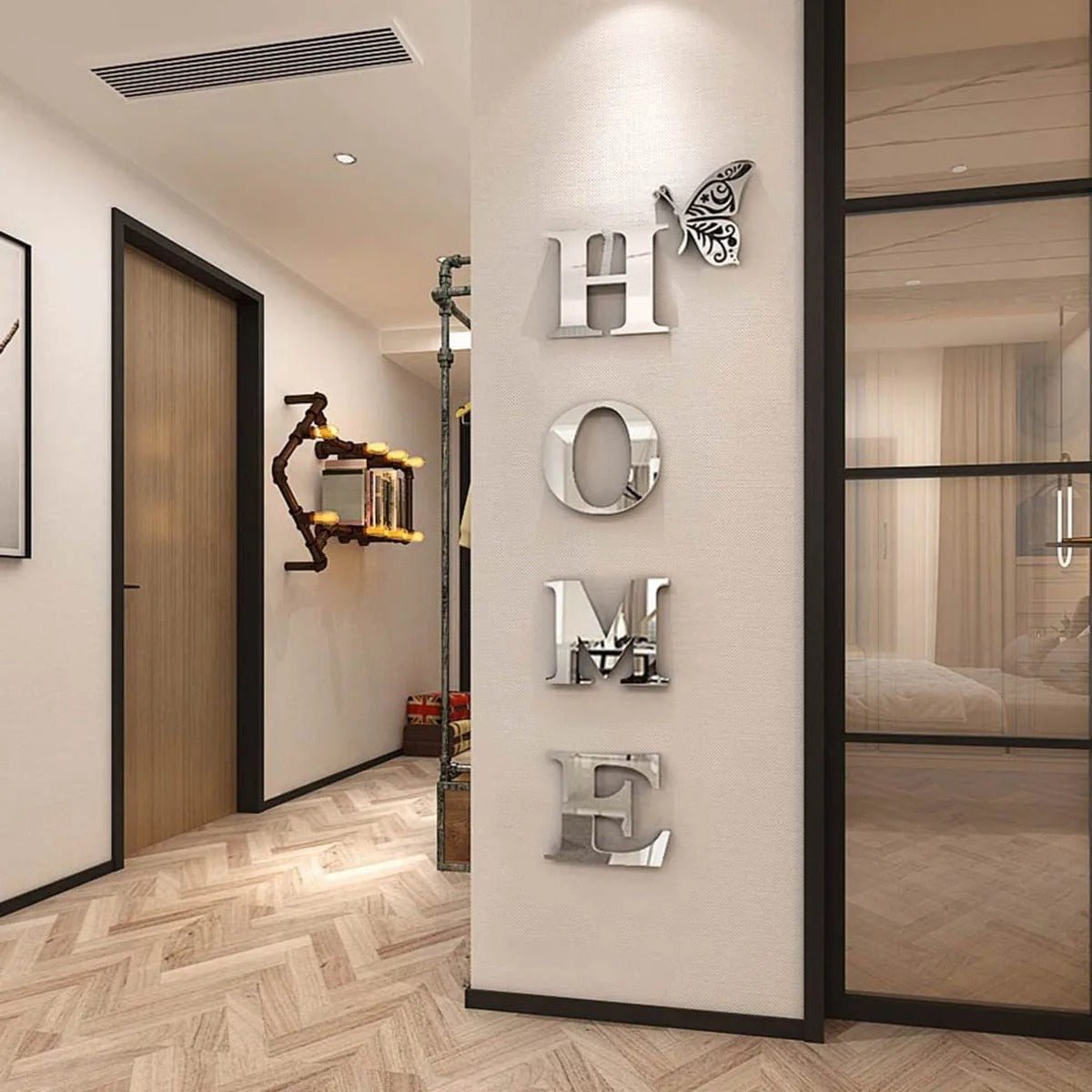 3D Home Logo Mirror - Snagrio