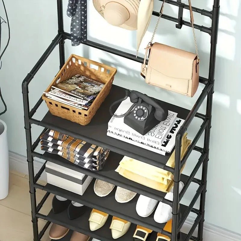 Entranceway Shoe Rack / Clothes Hanger - Snagrio